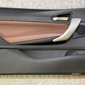 Alternative view of 2014-2020 BMW 2 Series Coupe Interior Door Panels / Terra Dakota Leather / Pair / B2007