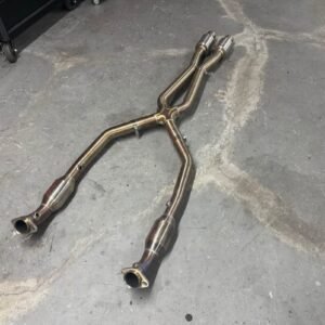 Alternative view of BMW E9X M3 Valvetronic Quad Resonated Mid Section