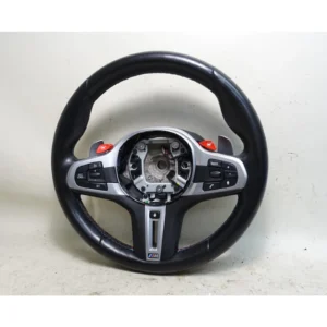 Alternative view of 2018-2024 BMW F90 M5 F92 M8 X5M M Sport Leather Steering Wheel Paddles Heat OEM