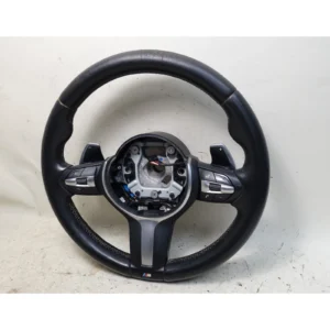 Alternative view of BMW F10 5-Series F12 Factory M Sport Steering Wheel w Paddles OEM 2014-2016